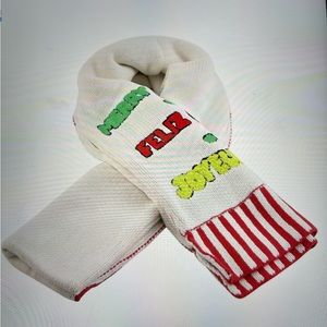 MERRY XMAS HOLIDAY GREETINGS DESIGNER SCARF 💕🧣